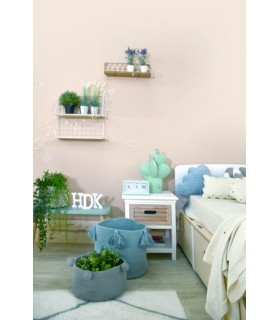 Cesta Bobble Azul piedra