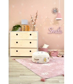 Alfombra Lavable Itza Rosa