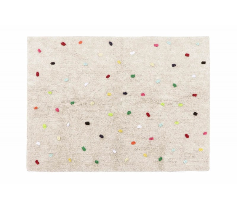 Washable Rug Mini Dots Multicolor