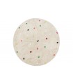 Alfombra Lavable Redonda Mini Dots Multicolor