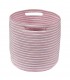 Basket Striped Pink - White