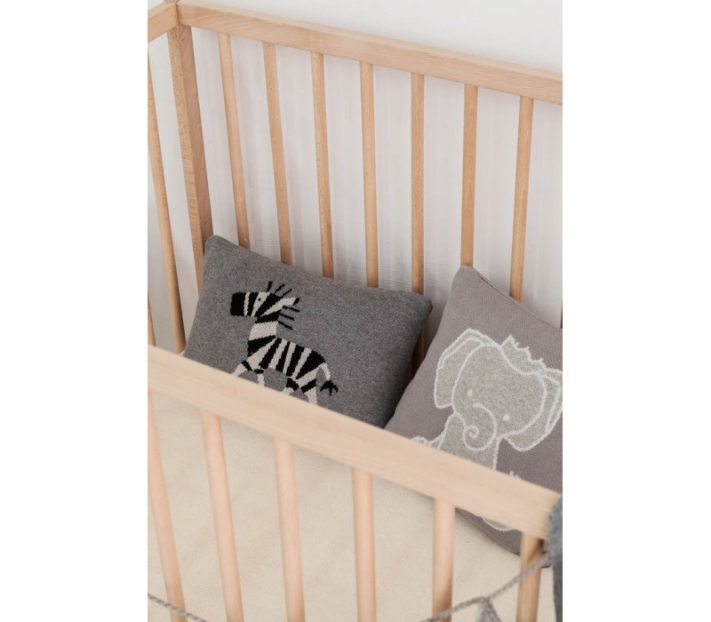 Knitted Cushion Zebra