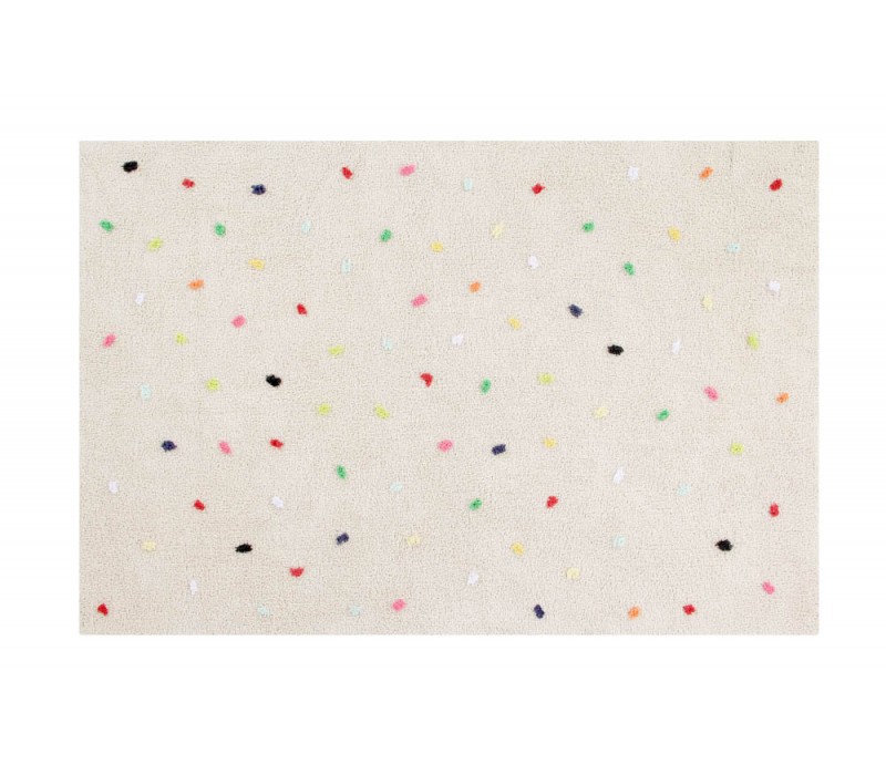 Alfombra Lavable Mini Dots Multicolor