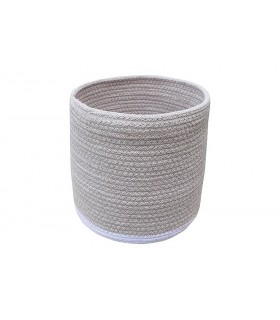 Cesta Bicolor Gris claro - Blanco