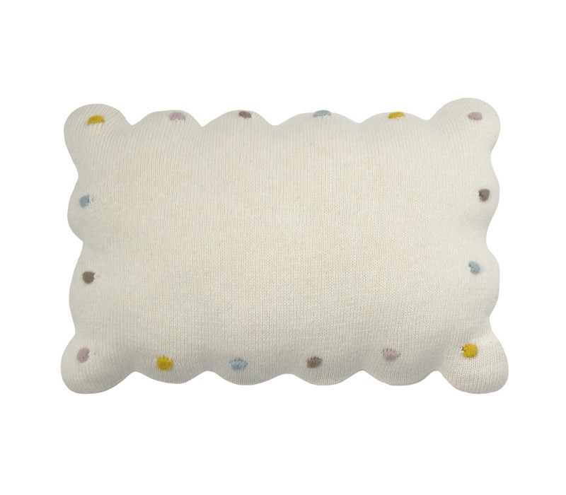 Knitted Cushion Rectangular Cookie