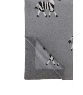 Knitted Blanket Zebra