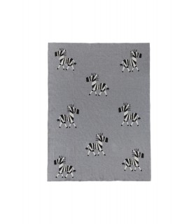 Knitted Blanket Zebra