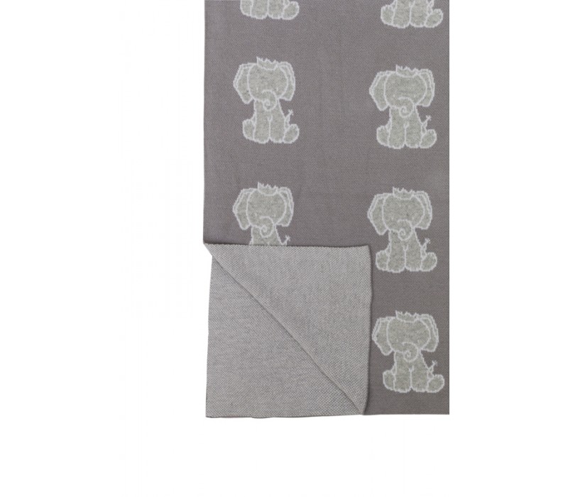 Knitted Blanket Elephant