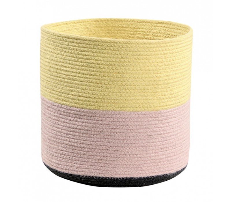 Basket Rainbow Yellow - Pink